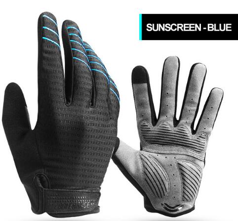 CoolChange Cycling Gloves Full Finger Sport Shockproof MTB Bike Touch Screen Bicycle Sponge - EXTIWA