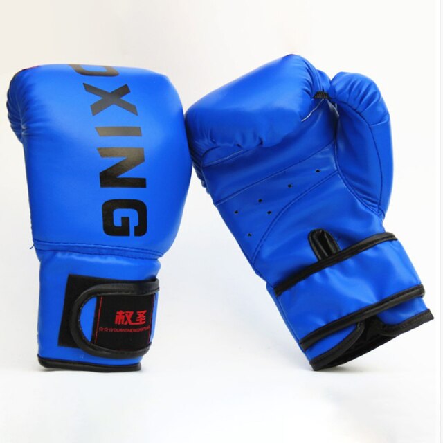 Kick Boxing Gloves For Men Women Pu Karate Muay Thai Free Fighting Sanda Training Adult Kids Fitness Workout Equipment Accessory