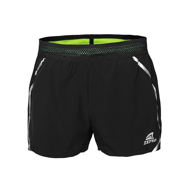 ARSUXEO Women's Running Shorts Active Training Exercise Reflective Breathable Run Shorts with Linner ZES - EVERTHINGZ