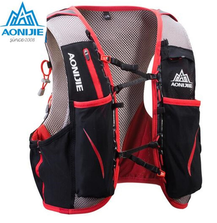 AONIJIE Outdoor Sports Running Backpack 5L Marathon Hydration Vest Pack Water Bladder Hiking Camping Running Marathon Race - EVERTHINGZ