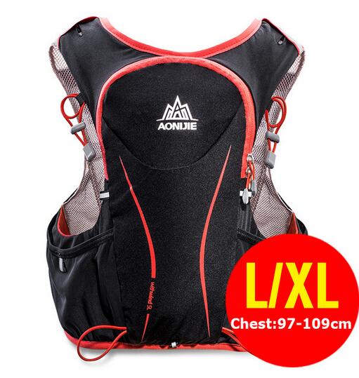 AONIJIE Outdoor Sports Running Backpack 5L Marathon Hydration Vest Pack Water Bladder Hiking Camping Running Marathon Race - EVERTHINGZ