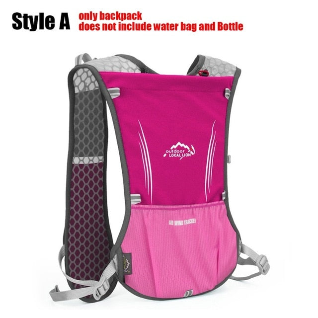 Men Women Sport Running Backpack Hydration Vest Pack Outdoor Racing Marathon Jogging Backpacks Cycling Camelback Trail Water Bag - EVERTHINGZ