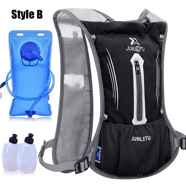 Men Women Sport Running Backpack Hydration Vest Pack Outdoor Racing Marathon Jogging Backpacks Cycling Camelback Trail Water Bag - EVERTHINGZ