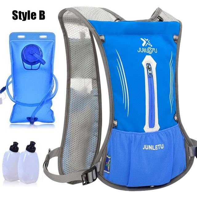 Men Women Sport Running Backpack Hydration Vest Pack Outdoor Racing Marathon Jogging Backpacks Cycling Camelback Trail Water Bag - EVERTHINGZ