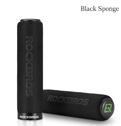 ROCKBROS Bicycle Grips MTB Silicone Sponge Handlebar Grips Anti-skid Shock-absorbing Soft Bike  Ultraight Cycling Handlebar - EXTIWA
