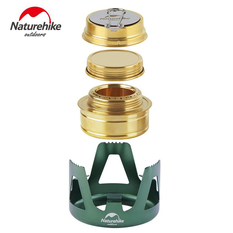 Naturhike Brand Stainless Steel Picnic Solid Alcohol Stove Mini Stove kamp malzemeleri Ultra-light Outdoor Camping - EXTIWA