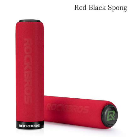 ROCKBROS Bicycle Grips MTB Silicone Sponge Handlebar Grips Anti-skid Shock-absorbing Soft Bike  Ultraight Cycling Handlebar - EXTIWA
