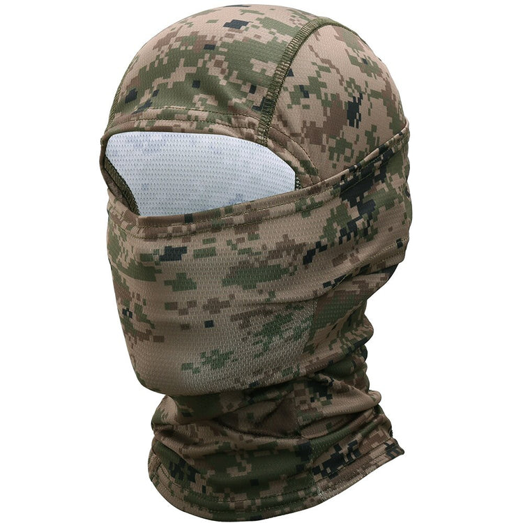 Jungle Camouflage Balaclava Full Face Bicycle Hunting Cycling Army Airsoft Sport Bike Military Tactical Paintball Ninja Hat - EXTIWA