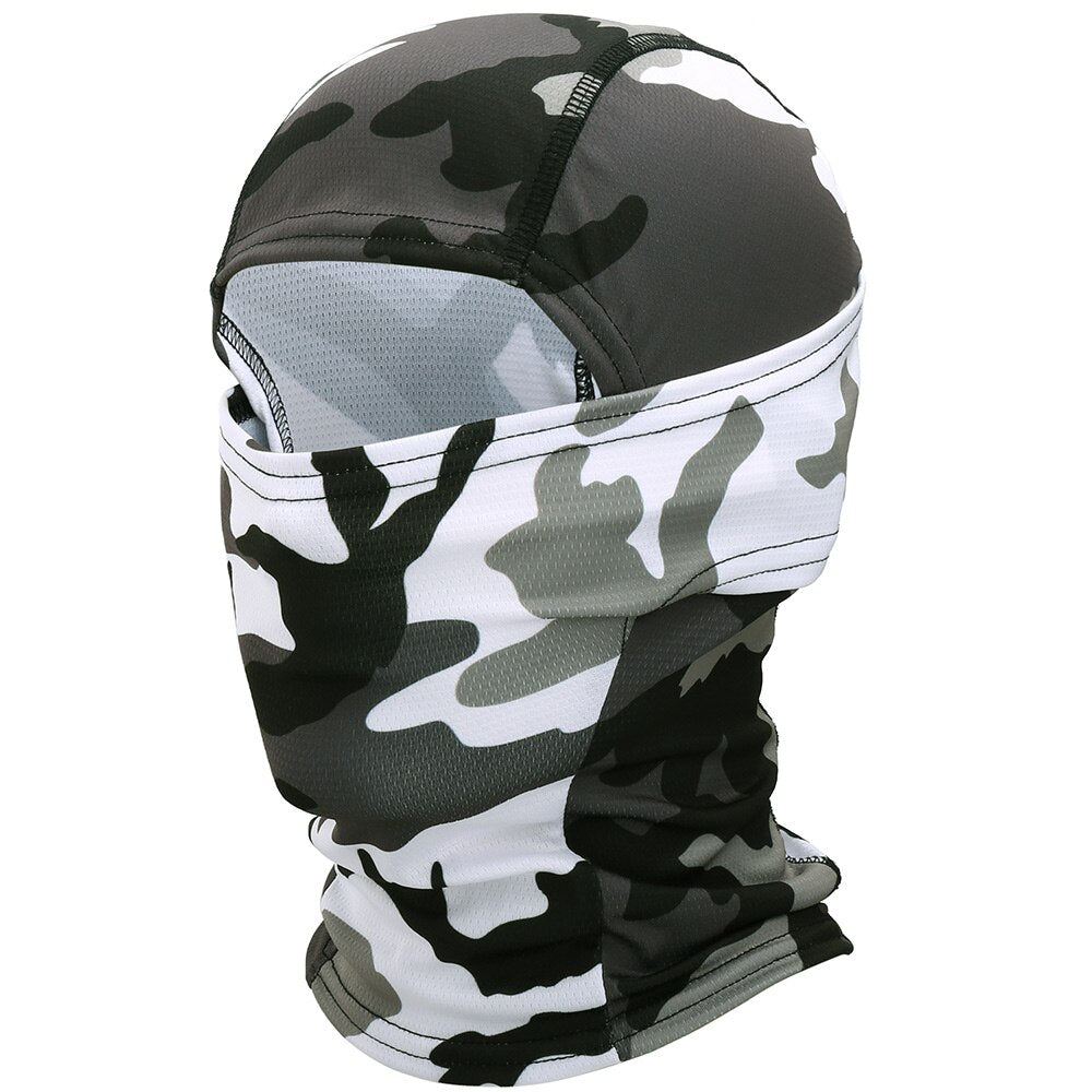 Jungle Camouflage Balaclava Full Face Bicycle Hunting Cycling Army Airsoft Sport Bike Military Tactical Paintball Ninja Hat - EXTIWA