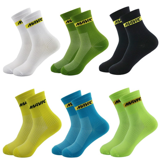 Professional Cycling socks High cool tall mountain bike socks Outdoor Sport Compression socks sale Running Socks - EXTIWA