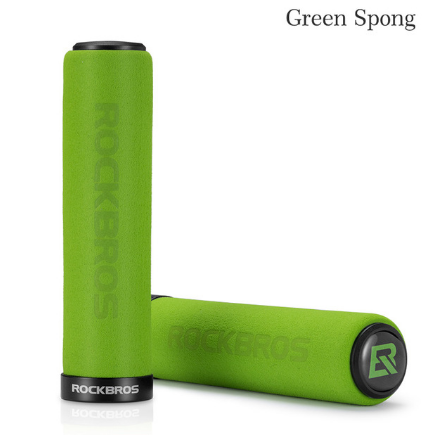 ROCKBROS Bicycle Grips MTB Silicone Sponge Handlebar Grips Anti-skid Shock-absorbing Soft Bike  Ultraight Cycling Handlebar - EXTIWA