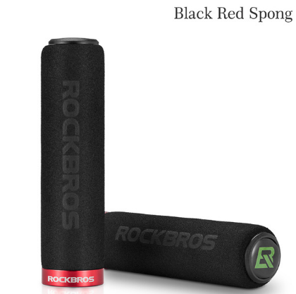 ROCKBROS Bicycle Grips MTB Silicone Sponge Handlebar Grips Anti-skid Shock-absorbing Soft Bike  Ultraight Cycling Handlebar - EXTIWA
