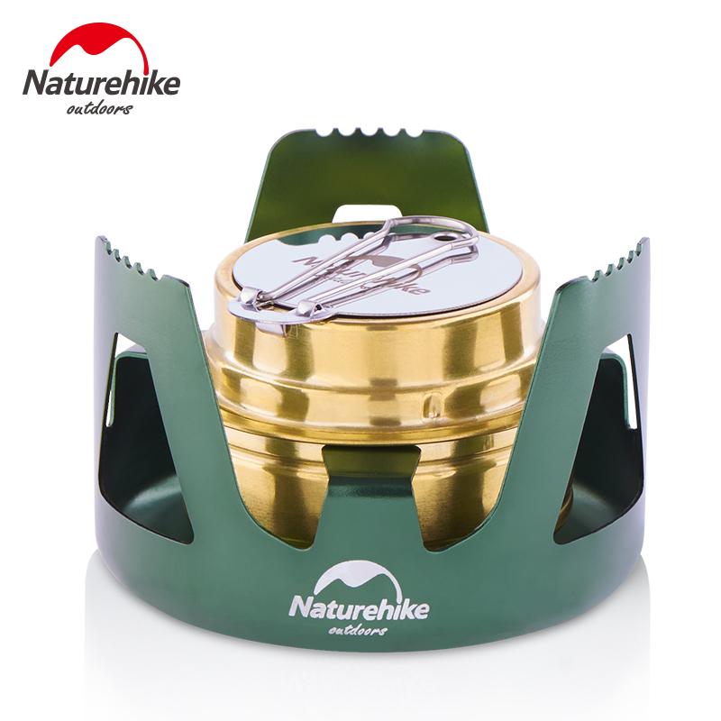 Naturhike Brand Stainless Steel Picnic Solid Alcohol Stove Mini Stove kamp malzemeleri Ultra-light Outdoor Camping - EXTIWA