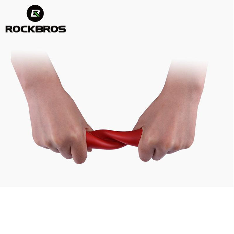 ROCKBROS Bicycle Grips MTB Silicone Sponge Handlebar Grips Anti-skid Shock-absorbing Soft Bike  Ultraight Cycling Handlebar - EXTIWA