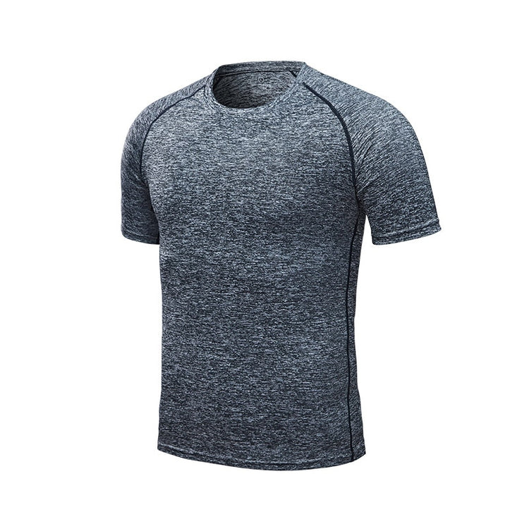 Men's Running T-Shirts, Quick Dry Compression Sport T-Shirts, Fitness Gym Running Shirts, Soccer Shirts Men's Jersey Sportswear - EXTIWA