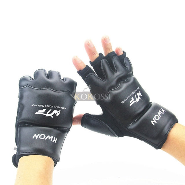 New Half Finger Fight Boxing Gloves Mitts Sanda Karate Sandbag TKD Protector For Boxeo MMA Muay Thai Kick Boxing Training