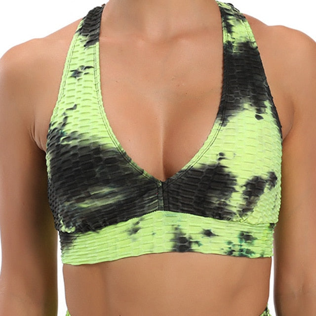 Running Sports Bra Yoga  Brassiere Workout Gym Fitness Women Seamless Push up Breathable Underwear Breathable top