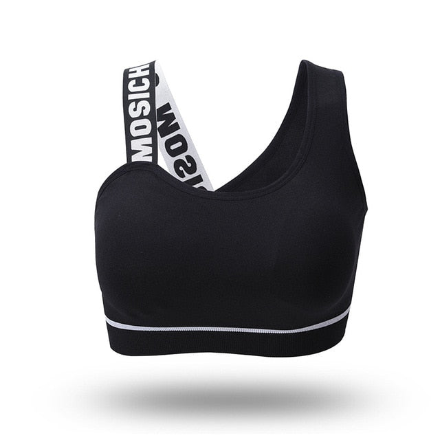 Women Sports Bra Cross Vest Quick Dry Running Yoga Bras Workout Sportswear Tank Tops Women Fitness Gym Bra Athleisure Tops M-L