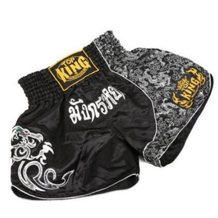 Black MMA Fighting Fitness Training Muay Thai Boxing Sports Shorts Tiger Muay Thai mma shorts muay thai boxing clothing