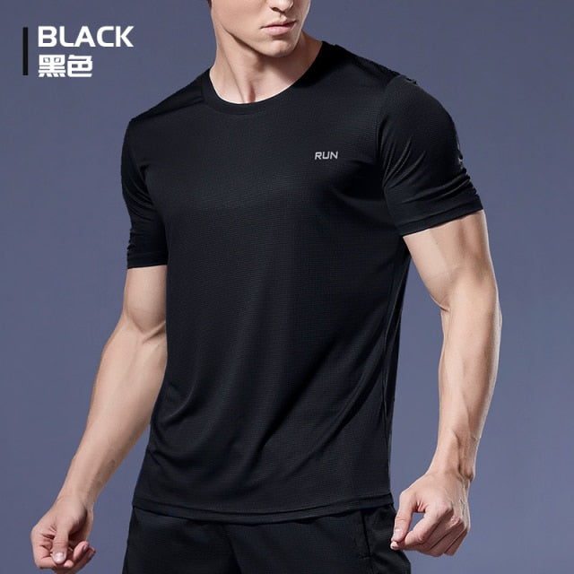 Running Shirts Soccer Shirts Men's Jersey Sportswear Men's Running T-Shirts Quick Dry Compression Sport T-Shirts Fitness Gym