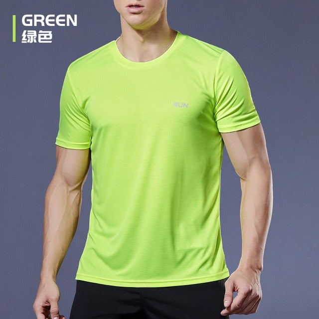 Running Shirts Soccer Shirts Men's Jersey Sportswear Men's Running T-Shirts Quick Dry Compression Sport T-Shirts Fitness Gym