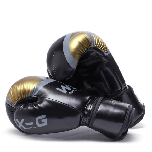 Kick Boxing Gloves for Men Women PU Karate Muay Thai Guantes De Boxeo Free Fight MMA Sanda Training Adults Kids Equipment