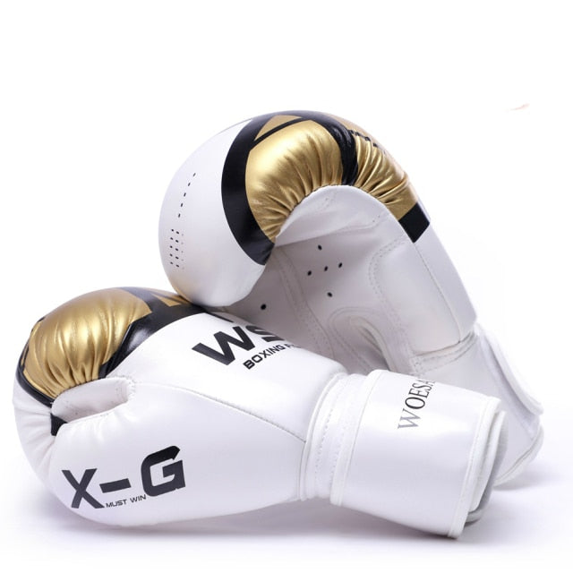 Kick Boxing Gloves for Men Women PU Karate Muay Thai Guantes De Boxeo Free Fight MMA Sanda Training Adults Kids Equipment