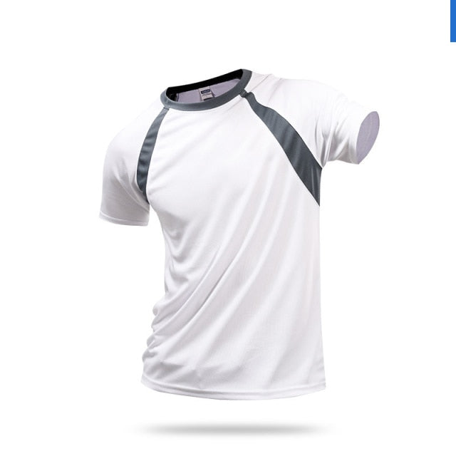 Fast Dry Sport Clothes Women Men Marathon Running Quick Dry T-shirt Short Sleeve Cycling Fitness Gym Football Shirt