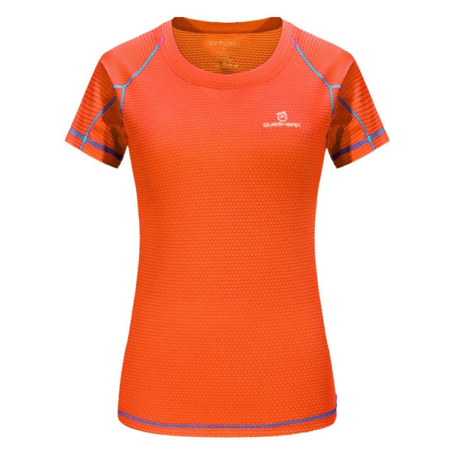 Women Quick Dry Short Sleeve Sports Running T Shirt Breathable Slim Tops Yoga T-shirts Tees Fitness Gym Workout Shirts