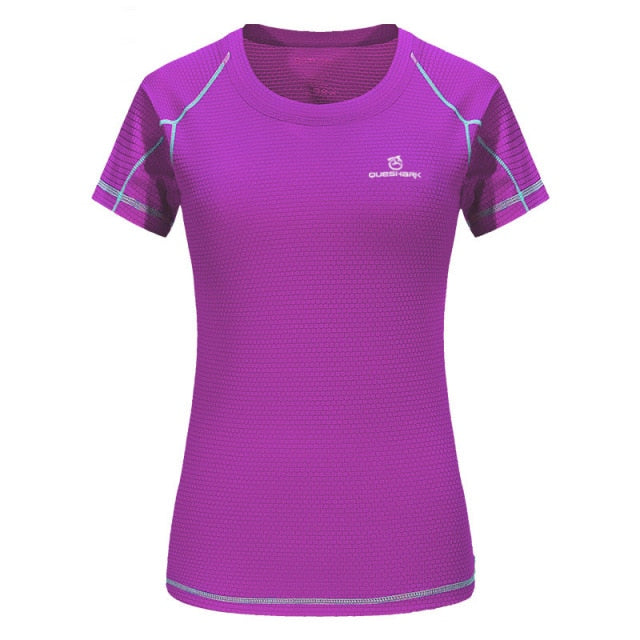 Women Quick Dry Short Sleeve Sports Running T Shirt Breathable Slim Tops Yoga T-shirts Tees Fitness Gym Workout Shirts