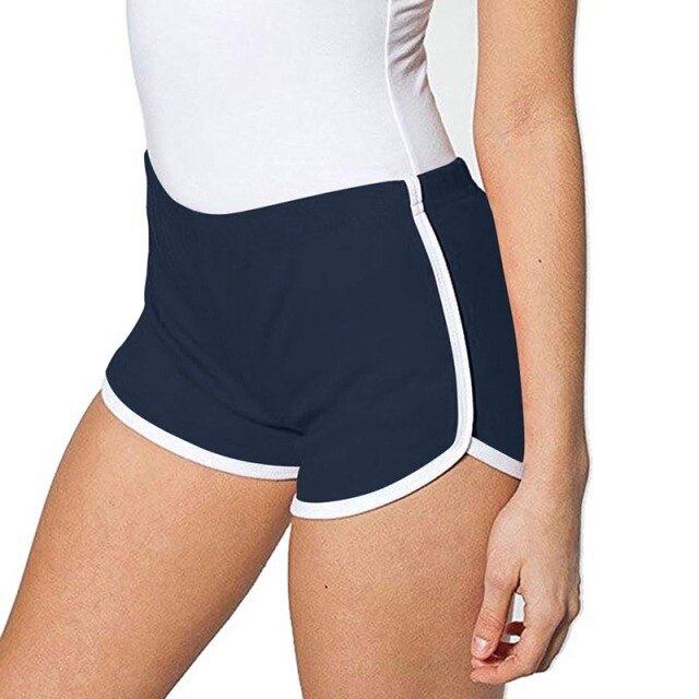 Running Jogging Sports Yoga Shorts Women Summer New Candy Color Anti Emptied Skinny Shorts Casual Lady Elastic Waist Beach