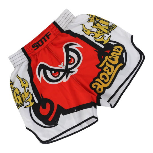 Men's Women's MMA Muay Thai Shorts Kick Boxing Fighting Pants Fitness Training Children Taekwondo Print Shorts