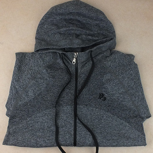 Women Sport Jacket Quick-dry Long-sleeved Running Gym Sweatshirt Cloth Fitness Zipper Jacket Outerwear - EVERTHINGZ