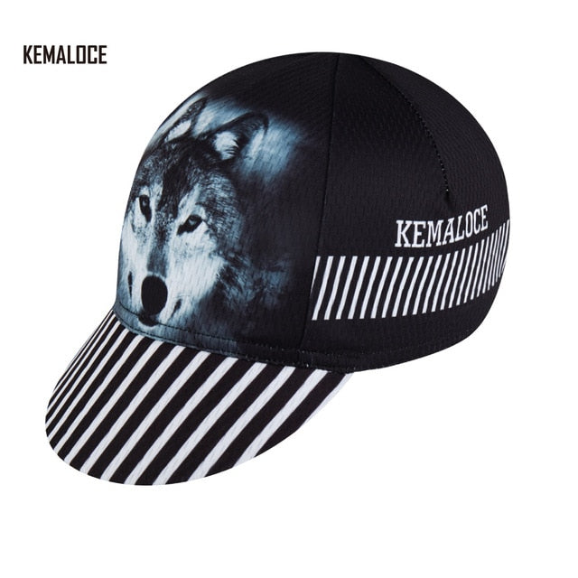 KEMALOCE 2018 White Skeleton Coolmax Pro Team Breathable Summer Cycling Cap Bike Hat With 5 Panels - EVERTHINGZ