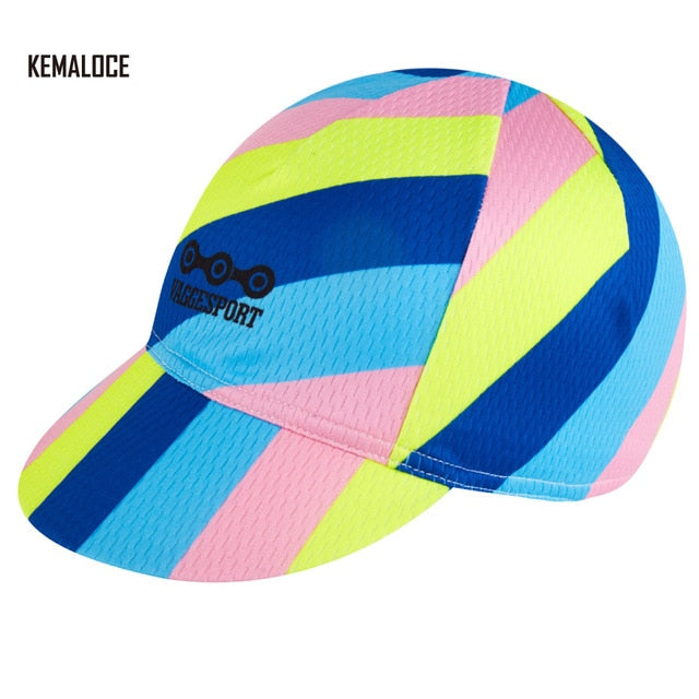 KEMALOCE 2018 White Skeleton Coolmax Pro Team Breathable Summer Cycling Cap Bike Hat With 5 Panels - EVERTHINGZ