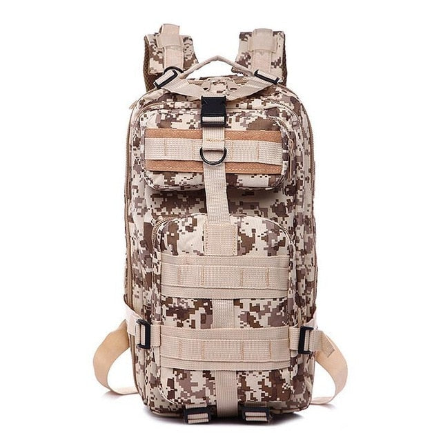 3P Military Bag Army Tactical Outdoor Camping Men's Military Tactical Backpack Oxford for Cycling Hiking Sports Climbing Bag 25L - EVERTHINGZ