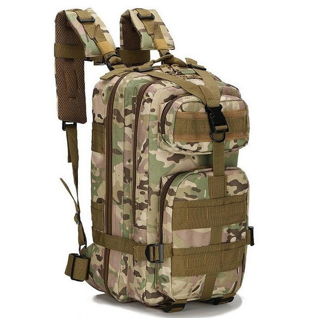 3P Military Bag Army Tactical Outdoor Camping Men's Military Tactical Backpack Oxford for Cycling Hiking Sports Climbing Bag 25L - EVERTHINGZ