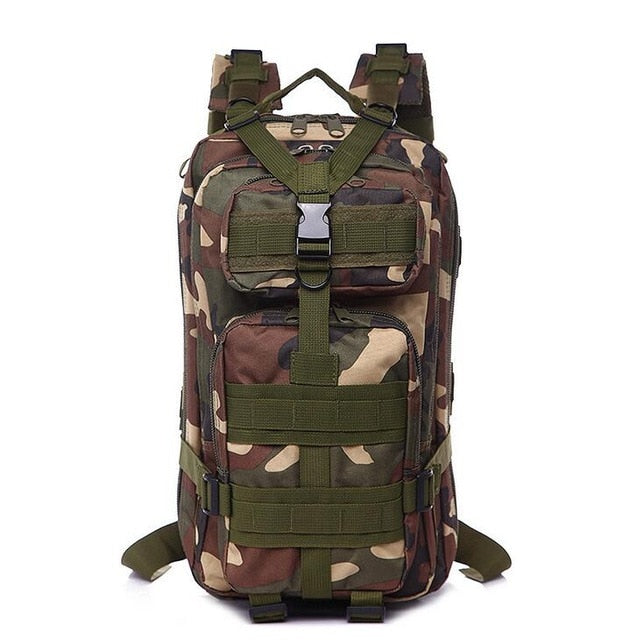 3P Military Bag Army Tactical Outdoor Camping Men's Military Tactical Backpack Oxford for Cycling Hiking Sports Climbing Bag 25L - EVERTHINGZ