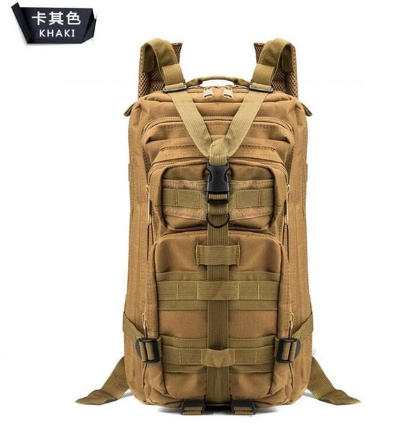 3P Military Bag Army Tactical Outdoor Camping Men's Military Tactical Backpack Oxford for Cycling Hiking Sports Climbing Bag 25L - EVERTHINGZ