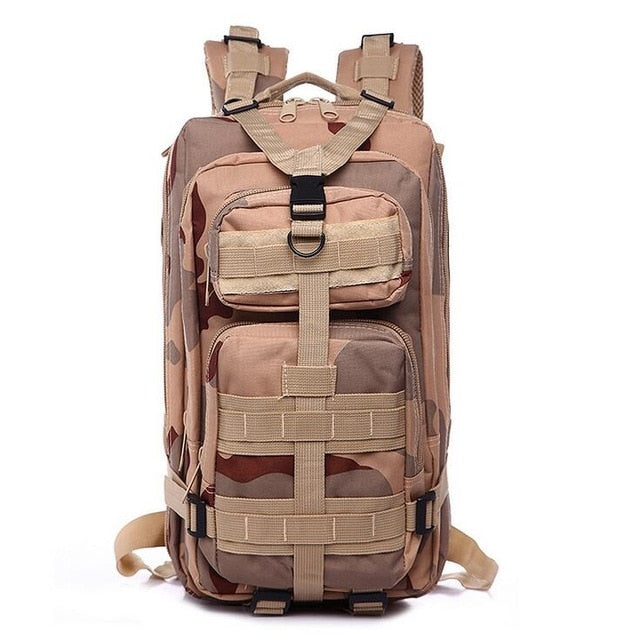 3P Military Bag Army Tactical Outdoor Camping Men's Military Tactical Backpack Oxford for Cycling Hiking Sports Climbing Bag 25L - EVERTHINGZ