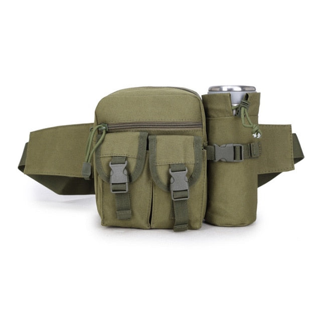 Outdoor Military Tactical Shoulder Bag Waterproof Oxford Molle Camping Hiking Pouch Kettle Bag bolsillo Waist Pack Bag 6 colors - EVERTHINGZ