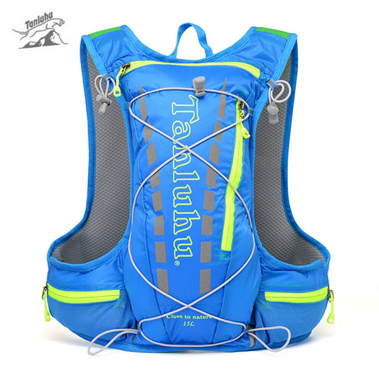 Tanluhu 15L Hydration Backpack Jogging Outdoor Sport Vest Trail Running Bag Climbing Running Backpack Hiking Cycling Rucksack - EVERTHINGZ