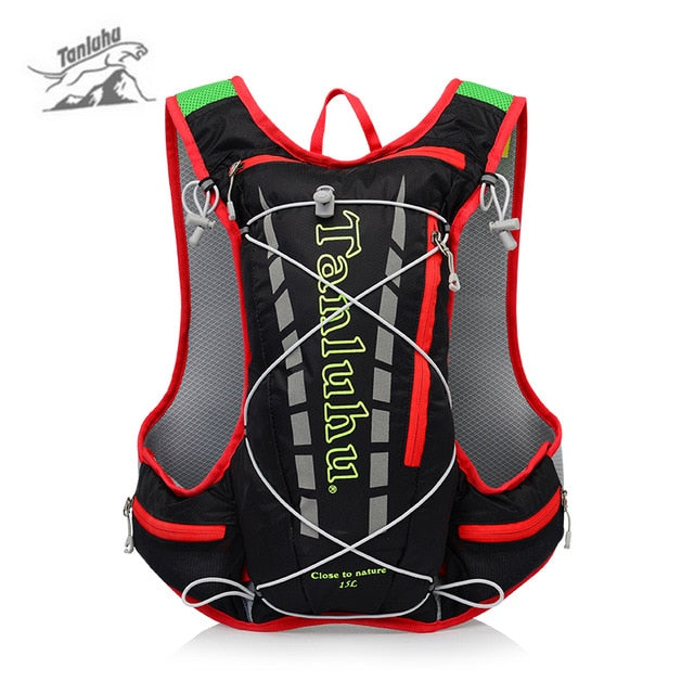 Tanluhu 15L Hydration Backpack Jogging Outdoor Sport Vest Trail Running Bag Climbing Running Backpack Hiking Cycling Rucksack - EVERTHINGZ