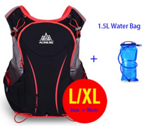 AONIJIE 5L Women Men Marathon Hydration Vest Pack For 1.5L Water Bag Cycling Hiking Bag Outdoor Sport Running Backpack - EVERTHINGZ