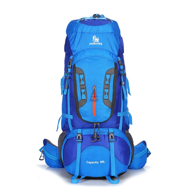 80L Camping Hiking Backpacks Big Outdoor Bag Backpack Nylon superlight Sport Travel Bag Aluminum alloy support 1.65kg - EVERTHINGZ