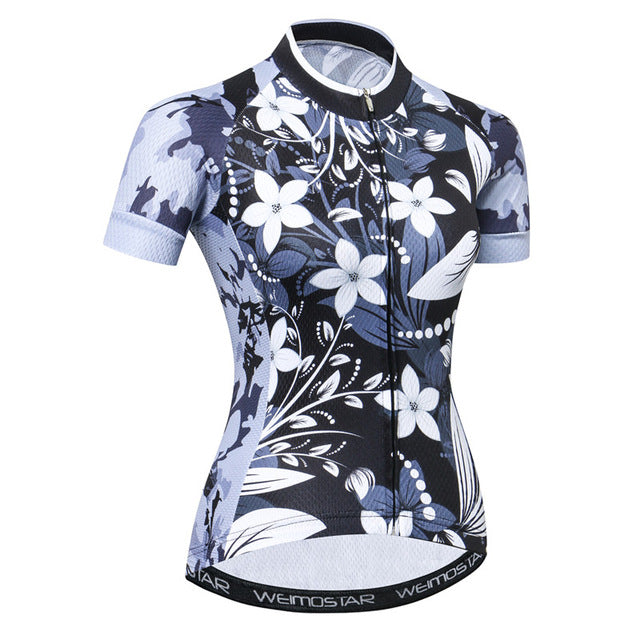 Weimostar Summer Short Sleeve Cycling Jersey Women Quick Dry MTB Bicycle Clothing Road Racing Bike Jersey Shirt Maillot Ciclismo - EVERTHINGZ