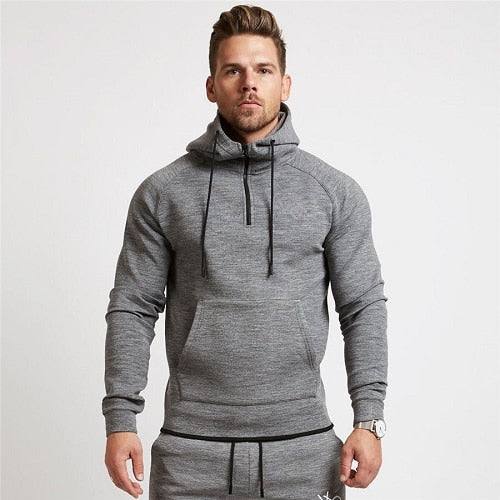 CANGHPHIN Brand Running Jacket Men Hooded Hoodies Sportswear Outdoor Sport Jacket Mens Run Jogging Sweatshirt Slim Fit Pullover - EVERTHINGZ