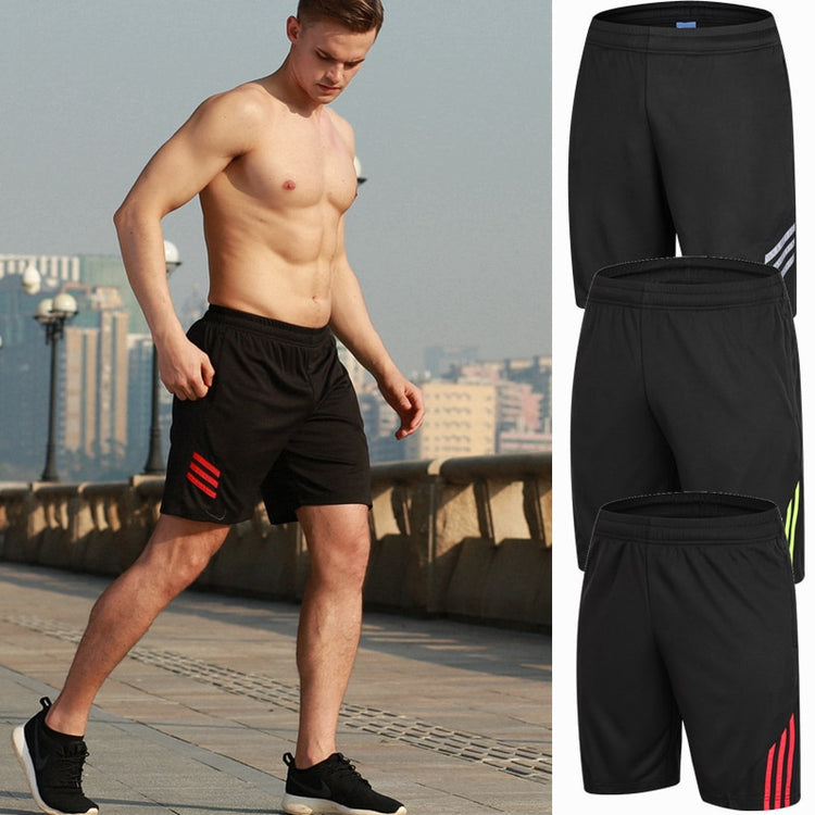 Men Sports Running Shorts Training Soccer Tennis Workout GYM breathable Quick Dry Outdoor Jogging Elastic Shorts With Zip pocket - EVERTHINGZ