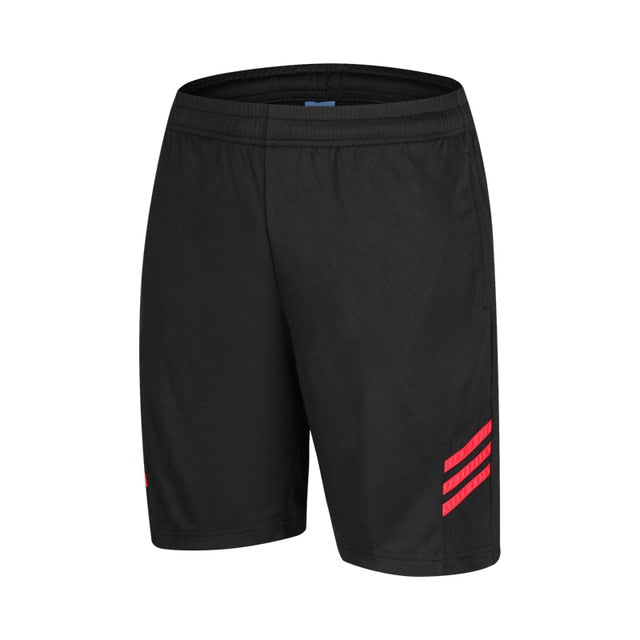 Men Sports Running Shorts Training Soccer Tennis Workout GYM breathable Quick Dry Outdoor Jogging Elastic Shorts With Zip pocket - EVERTHINGZ