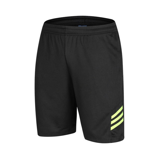 Men Sports Running Shorts Training Soccer Tennis Workout GYM breathable Quick Dry Outdoor Jogging Elastic Shorts With Zip pocket - EVERTHINGZ